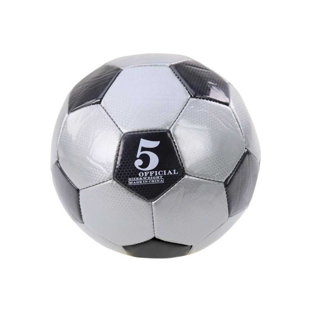 Classic 24 cm Football Ball, Size 5, Gray