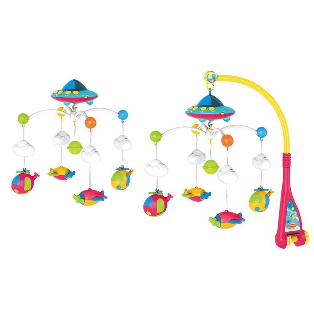 Crib Carousel for Baby Ufo Planes Projector 108 Melodies