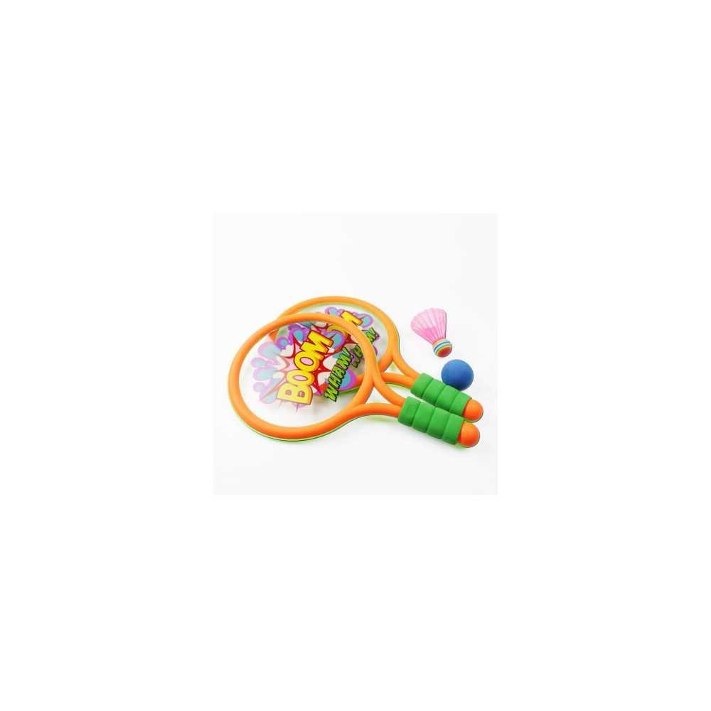 Badminton Rackets Kids Dinosaurs Orange Green