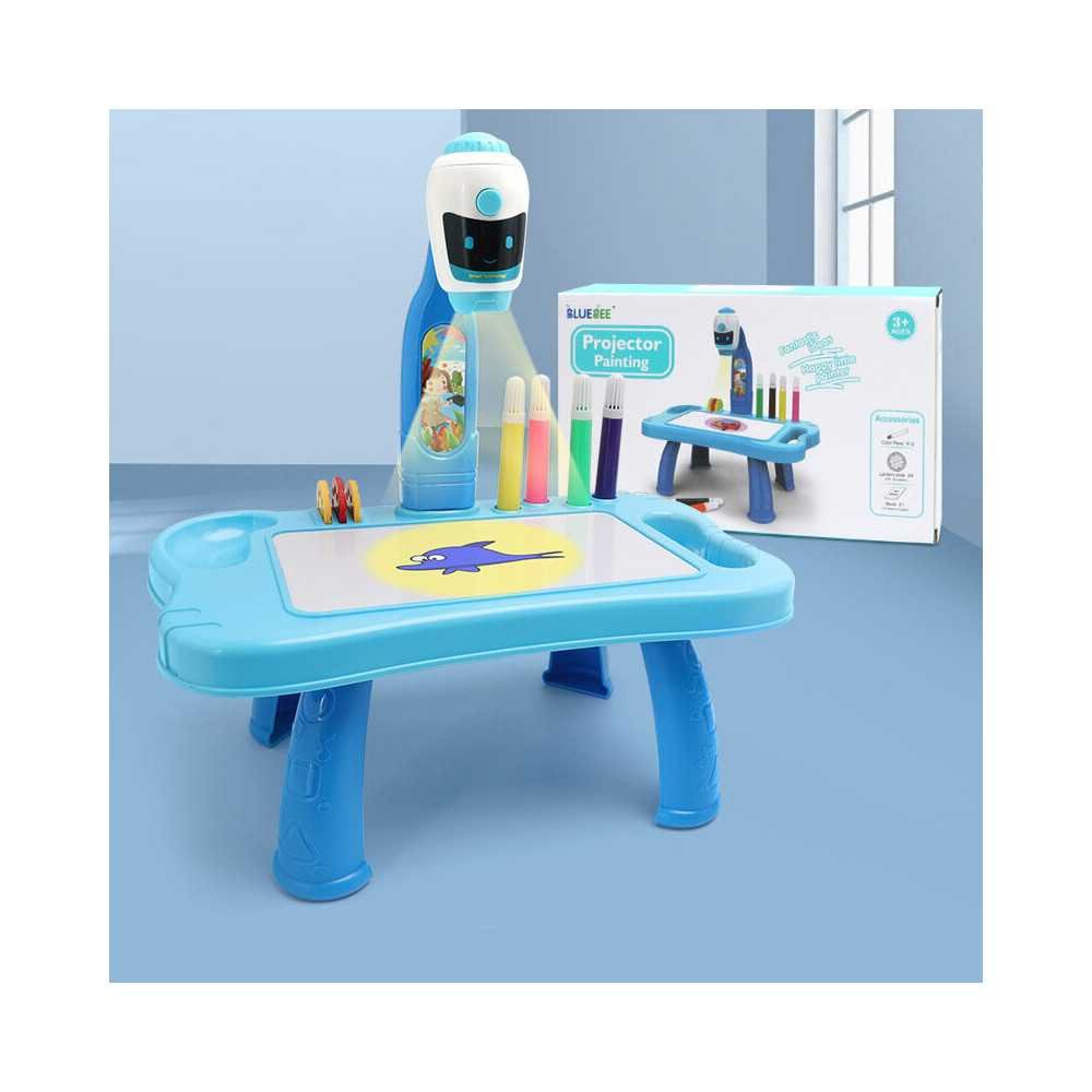 Mini Projector Robot Table 2in1 Accessories Blue