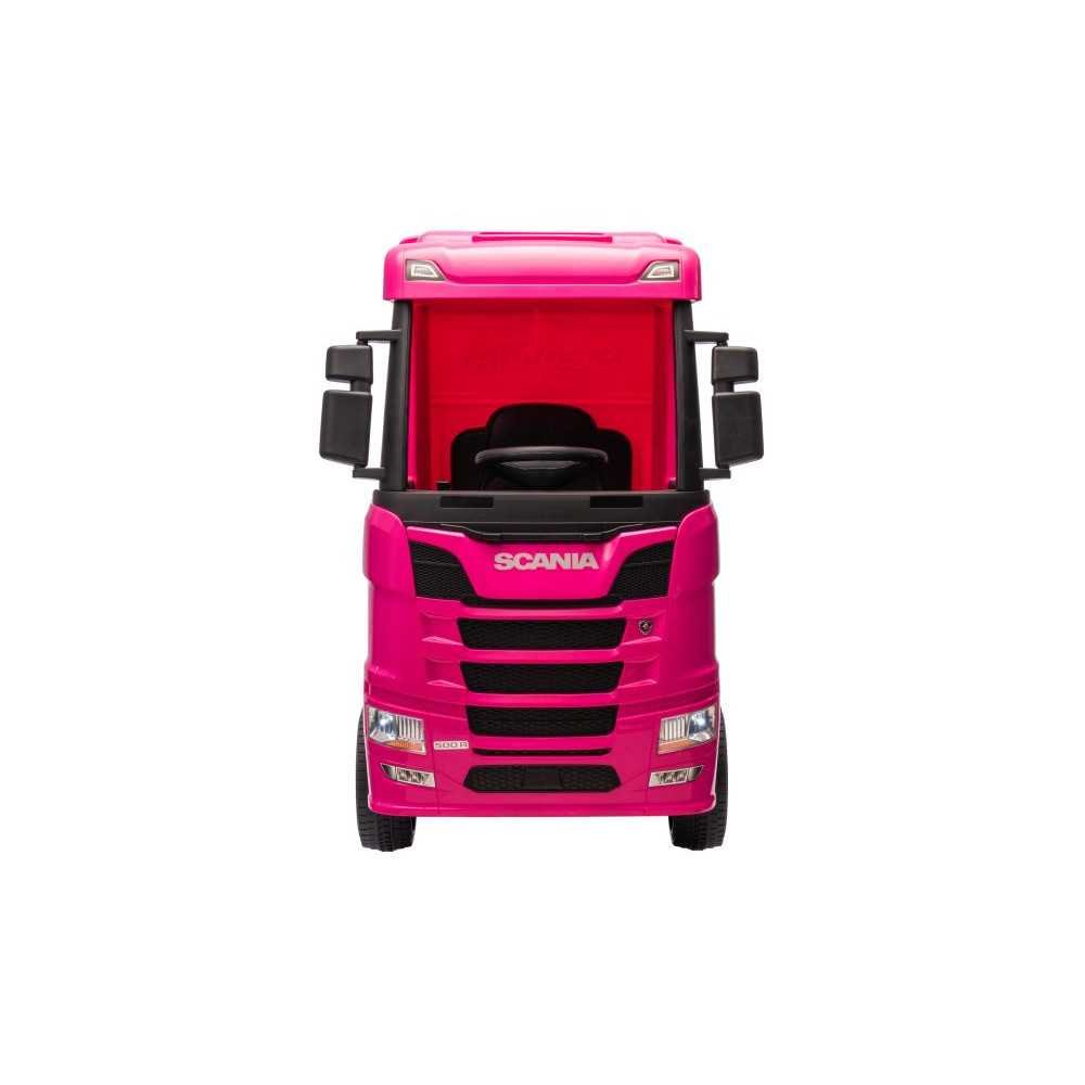 Elektromobilis Scania 500R HL698, 4x4, Pink-Elektromobiliai vaikams, Sunkvežimiai-e-vaikas