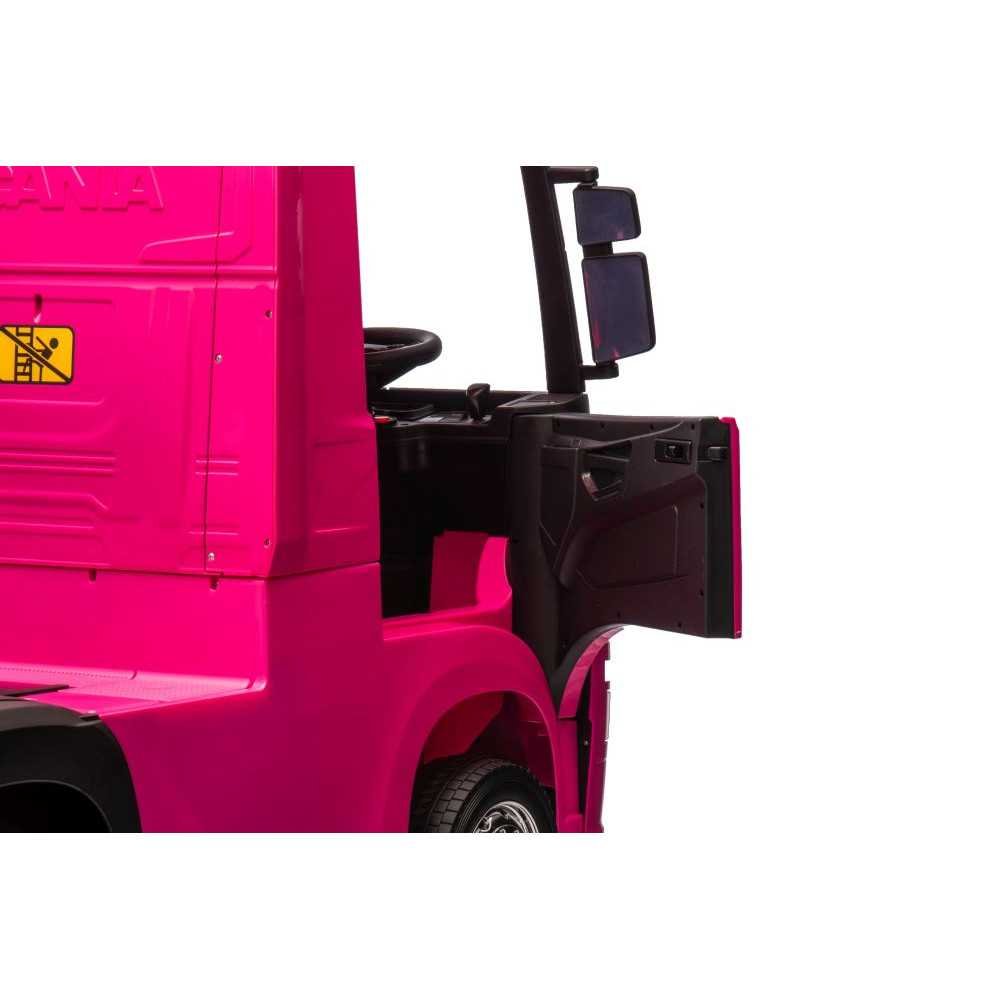 Elektromobilis Scania 500R HL698, 4x4, Pink-Elektromobiliai vaikams, Sunkvežimiai-e-vaikas