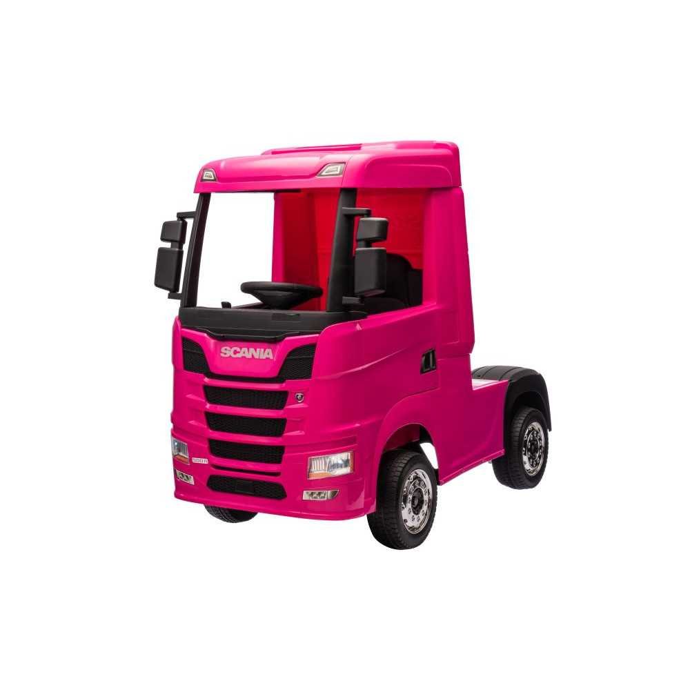 Elektromobilis Scania 500R HL698, 4x4, Pink-Elektromobiliai vaikams, Sunkvežimiai-e-vaikas