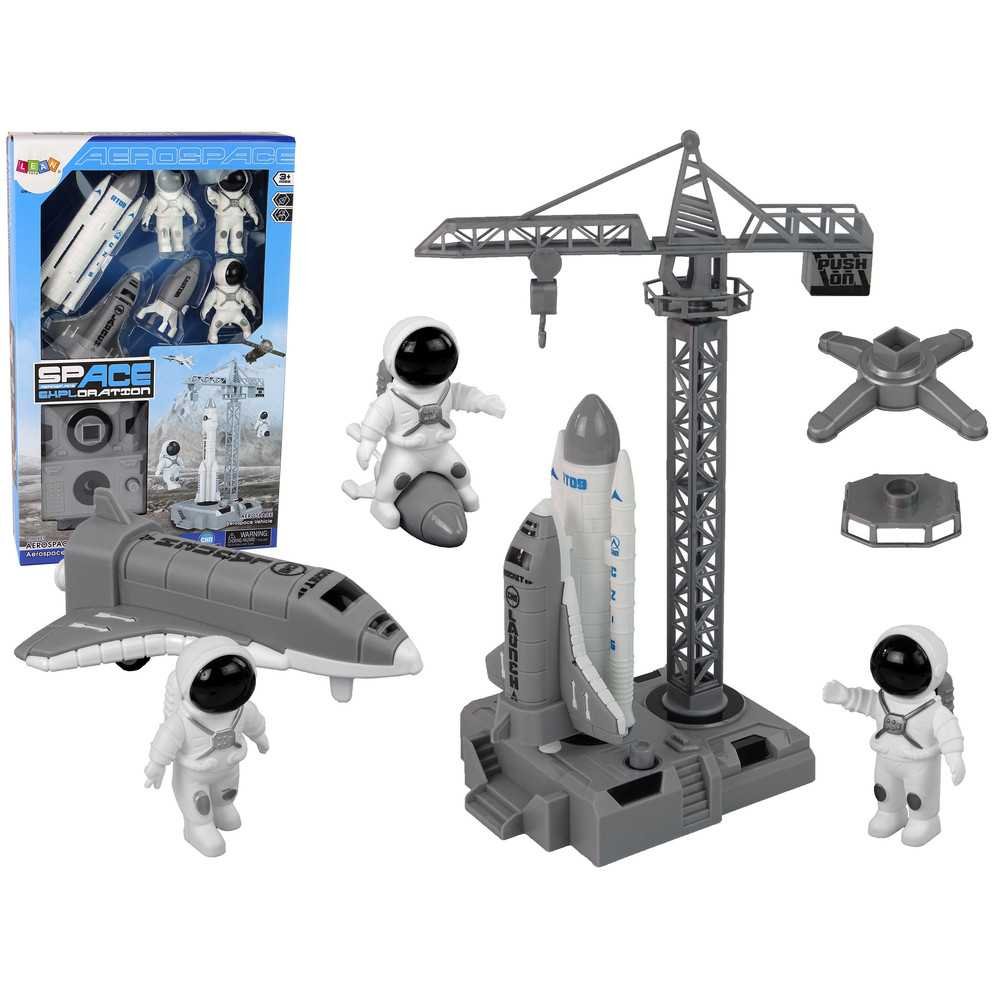 Space Platform Set Rocket Shuttle Figures Cosmos