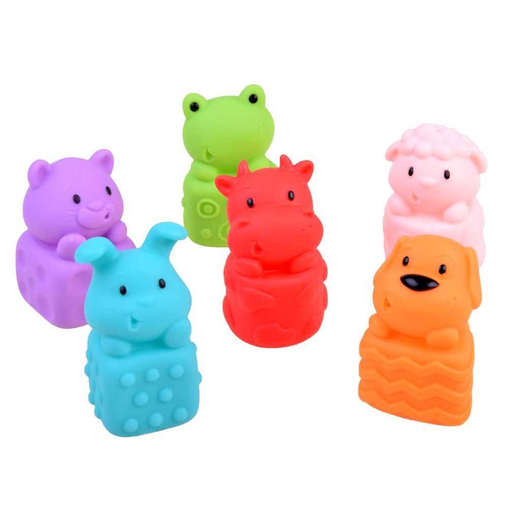 Rubber bathing animals water toys ZA2955