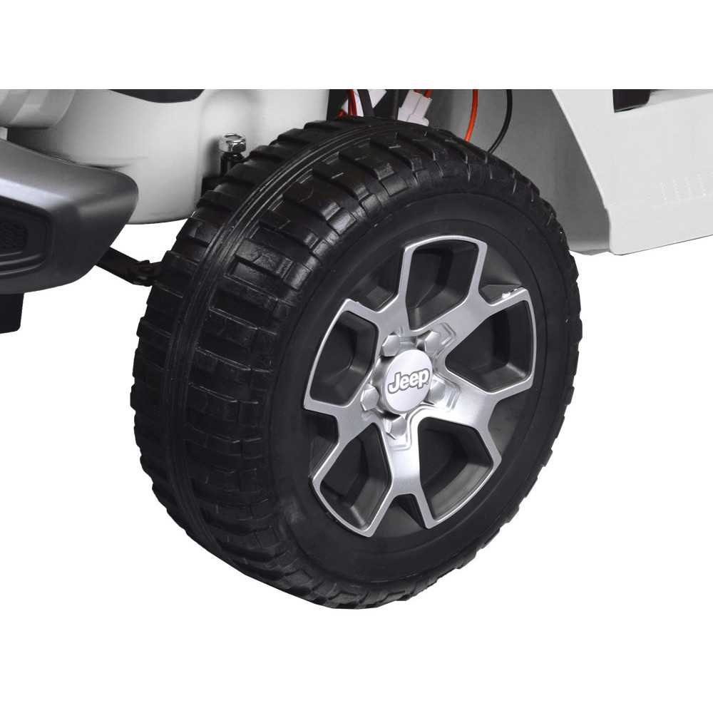 Elektromobilis Jeep Wrangler Rubicon 4x4 PA0223, White-Elektromobiliai vaikams, Visureigiai-e-vaikas