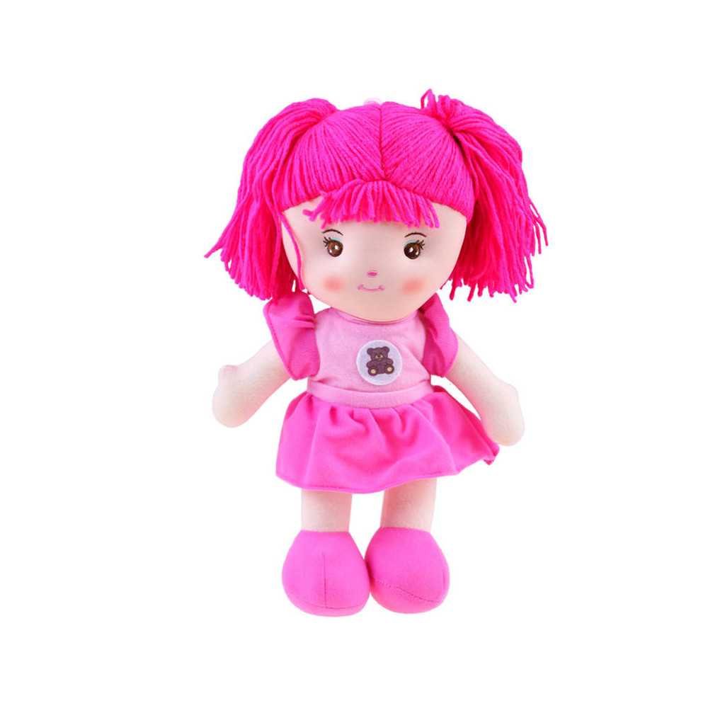 Zuzia rag doll 33cm in a pink dress ZA3853