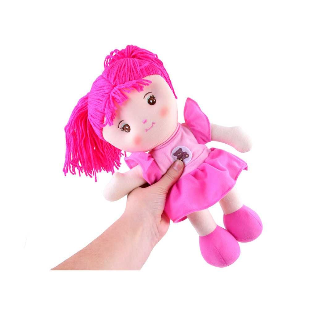 Zuzia rag doll 33cm in a pink dress ZA3853