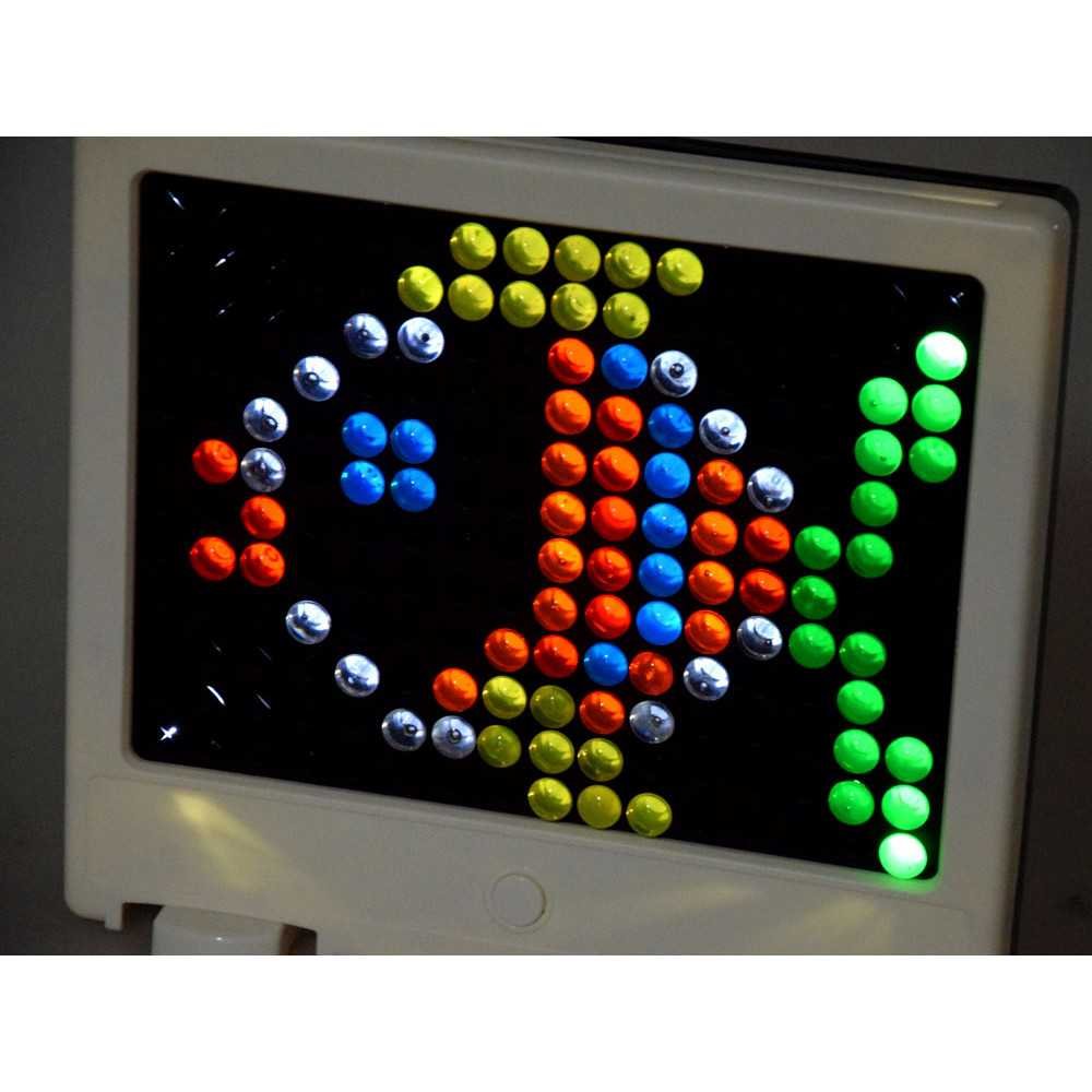 LED mozaikinė lenta dėlionė "Lite brite" ZA4188-Laikina-e-vaikas