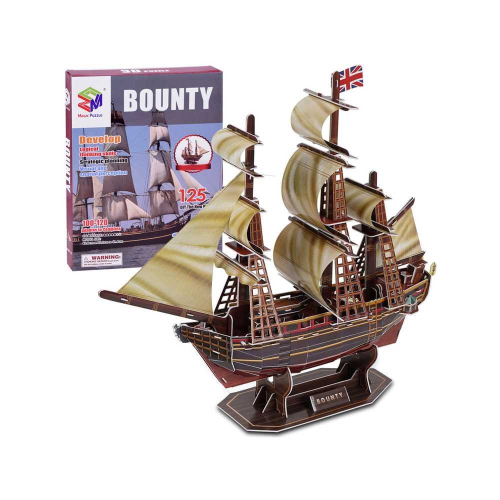 3D Dėlionė jūrų laivas Bounty ZA2599, 125 el.