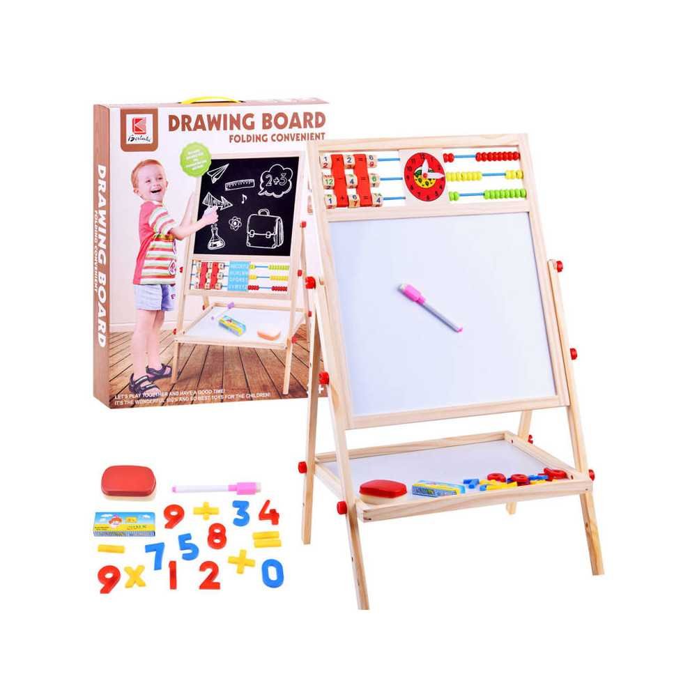 2-in-1 chalk magnetic board + TA0083 numbers