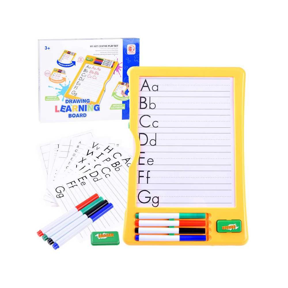 Board with felt-tip pens for learning to write LETTER TA0090