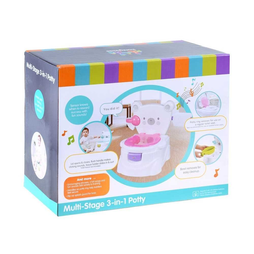 Interactive potty with sound Miś 3in1 ZA3120