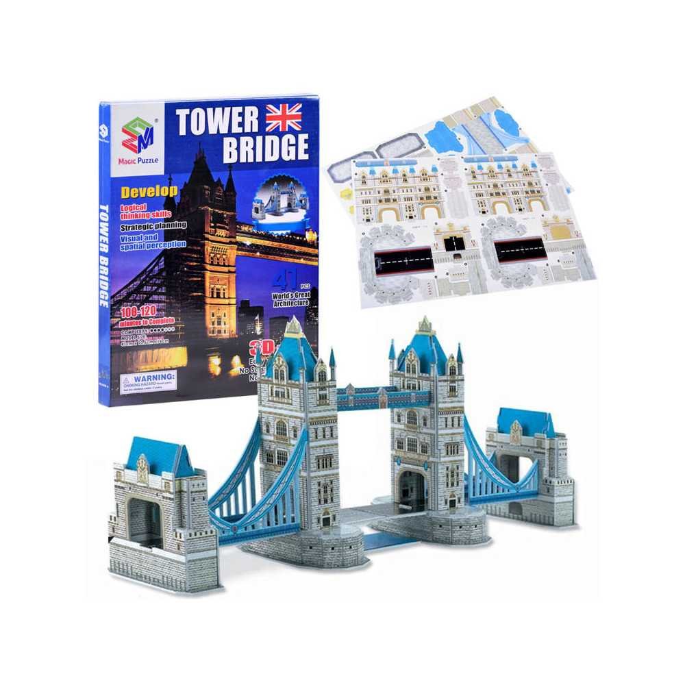 3D dėlionė Tower Bridge ZA3801, 41 el.