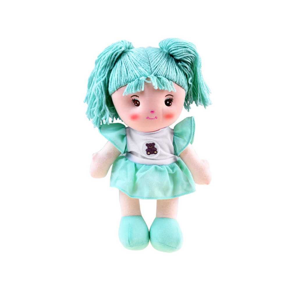 Zuzia rag doll 33cm in a mint dress ZA3853