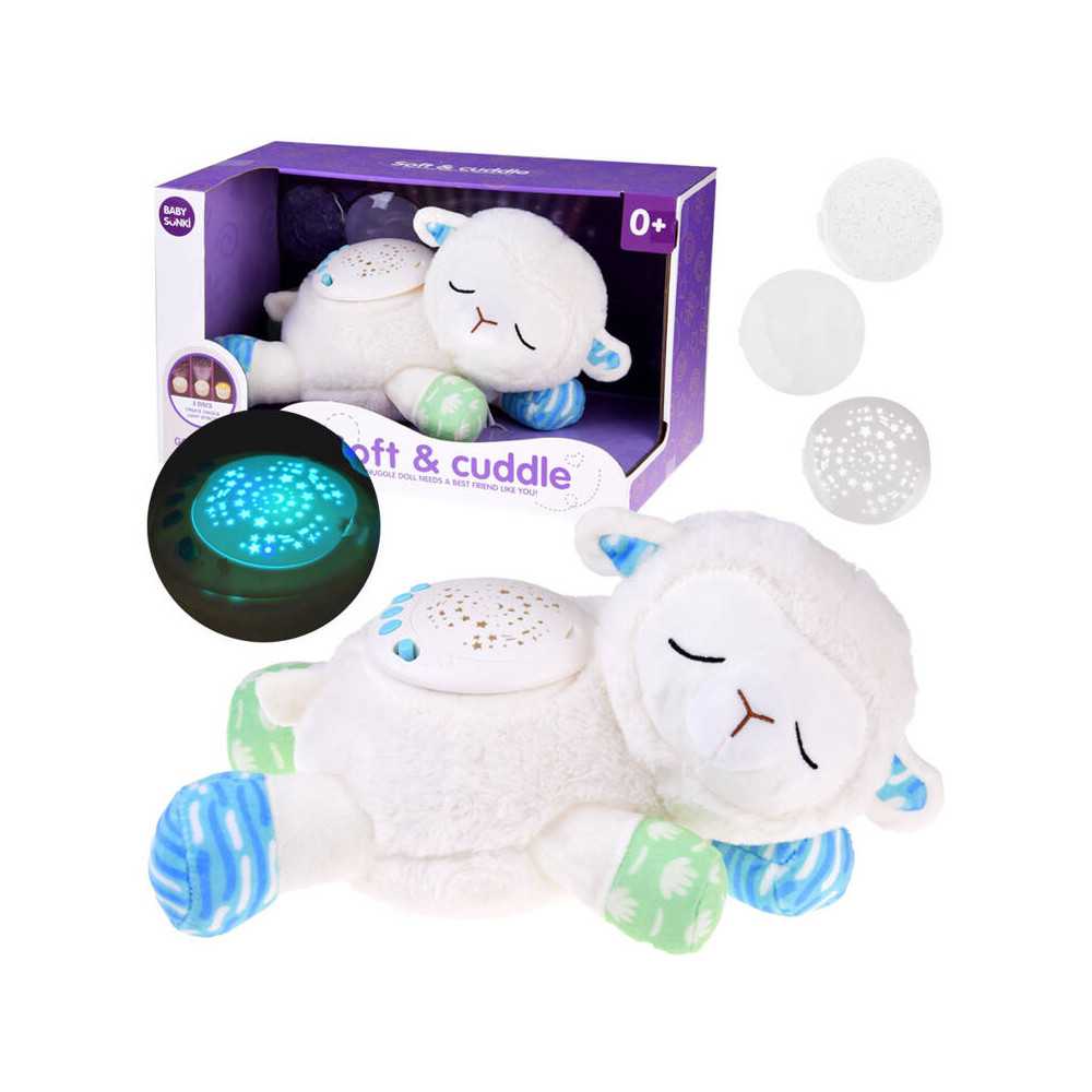 Projector lamp mascot SHEEP plush toy stars lullabies noise ZA4797