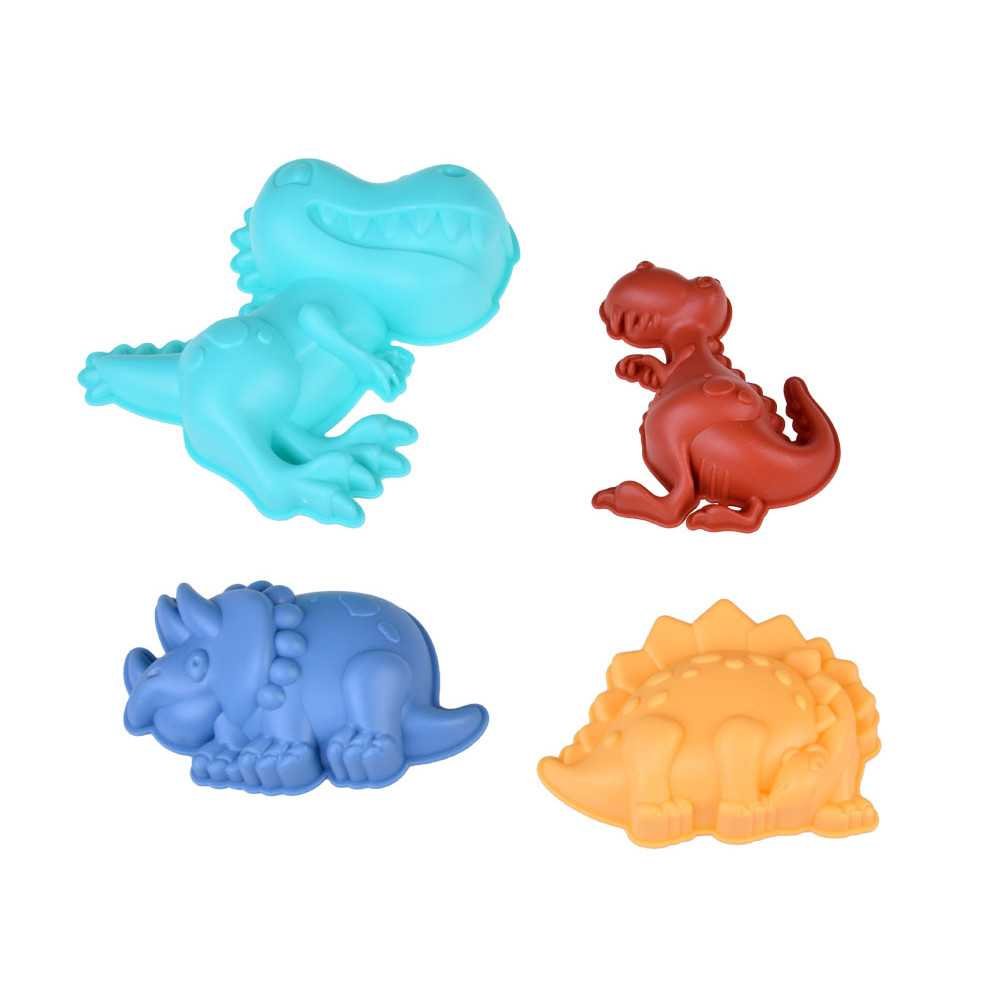 Set of Dinosaurs sand molds + bucket 17 pieces ZA4961