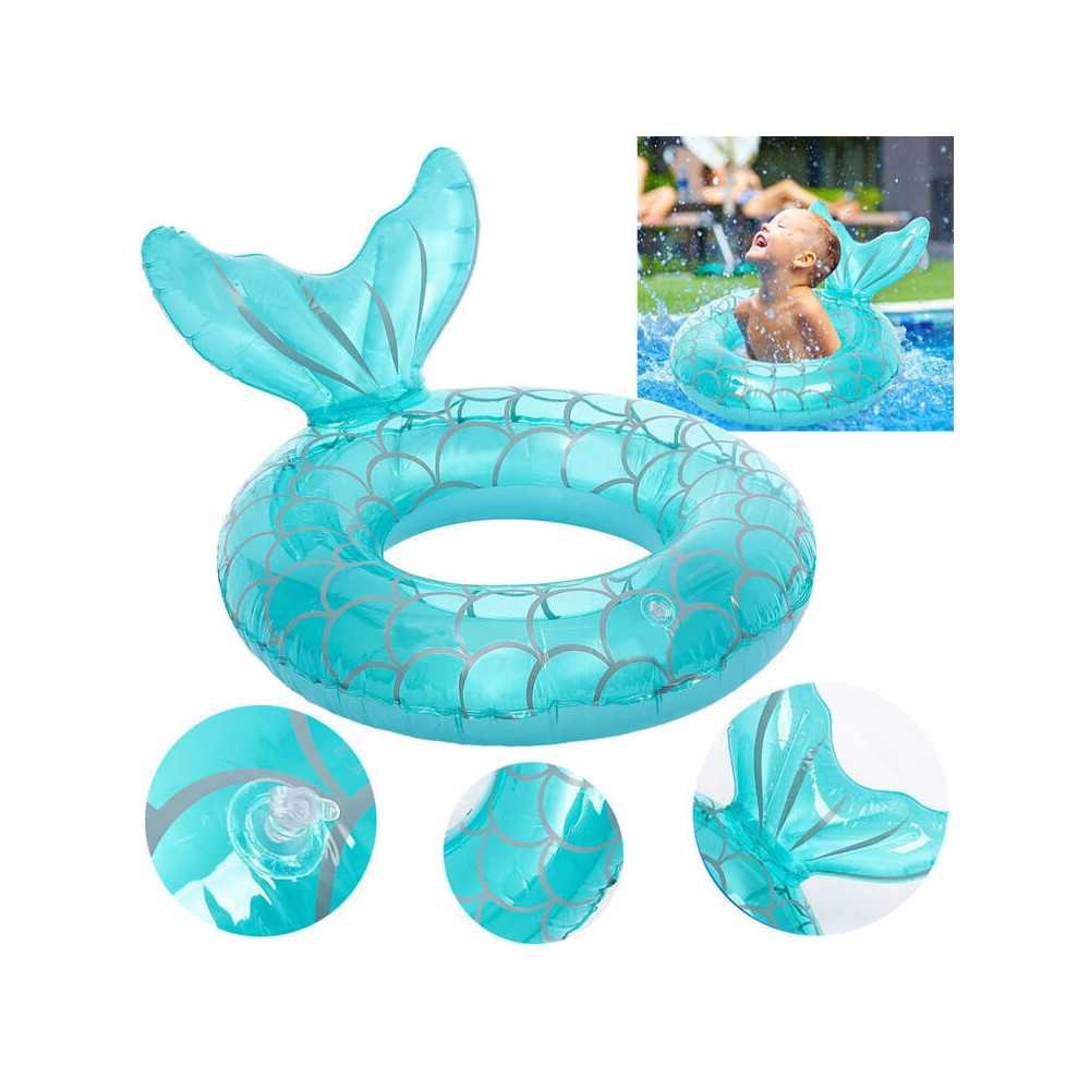 Inflatable ring with fin, 60 cm in diameter