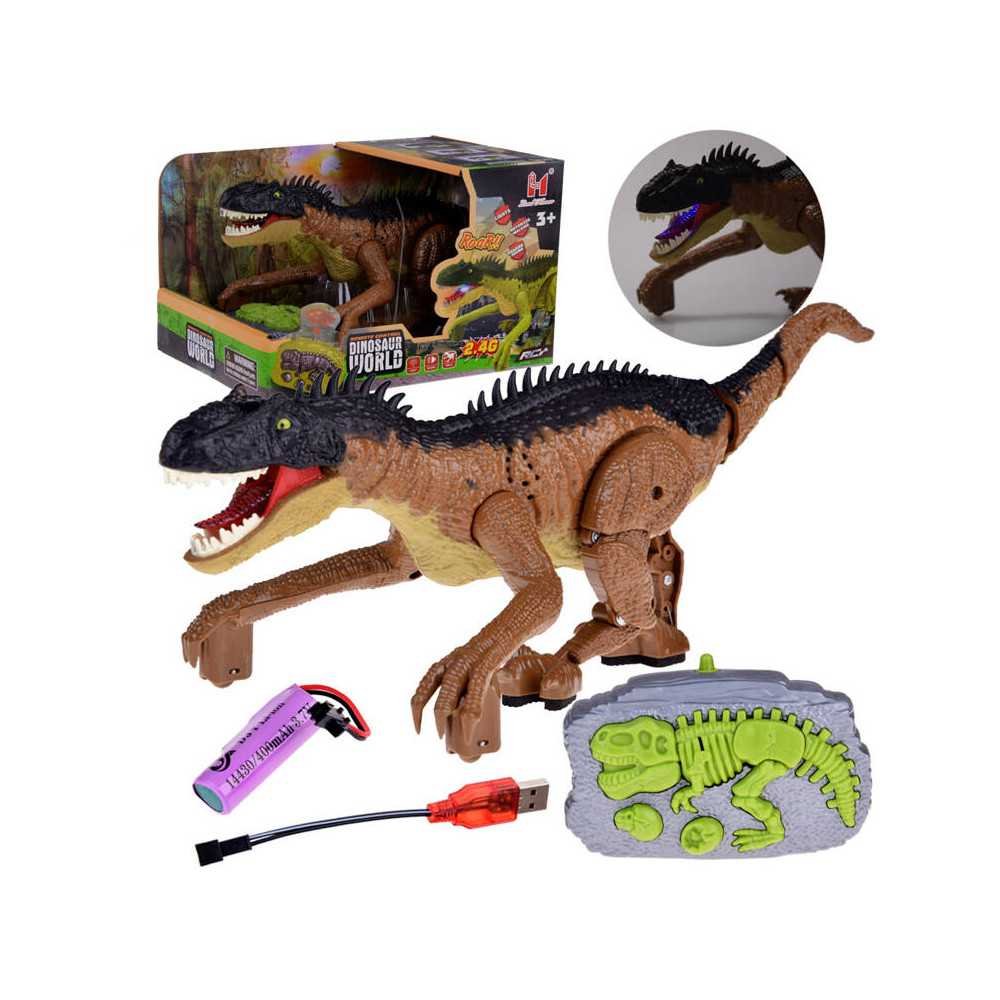 Brown Dinosaur prehistoric remote-controlled toy RC0632