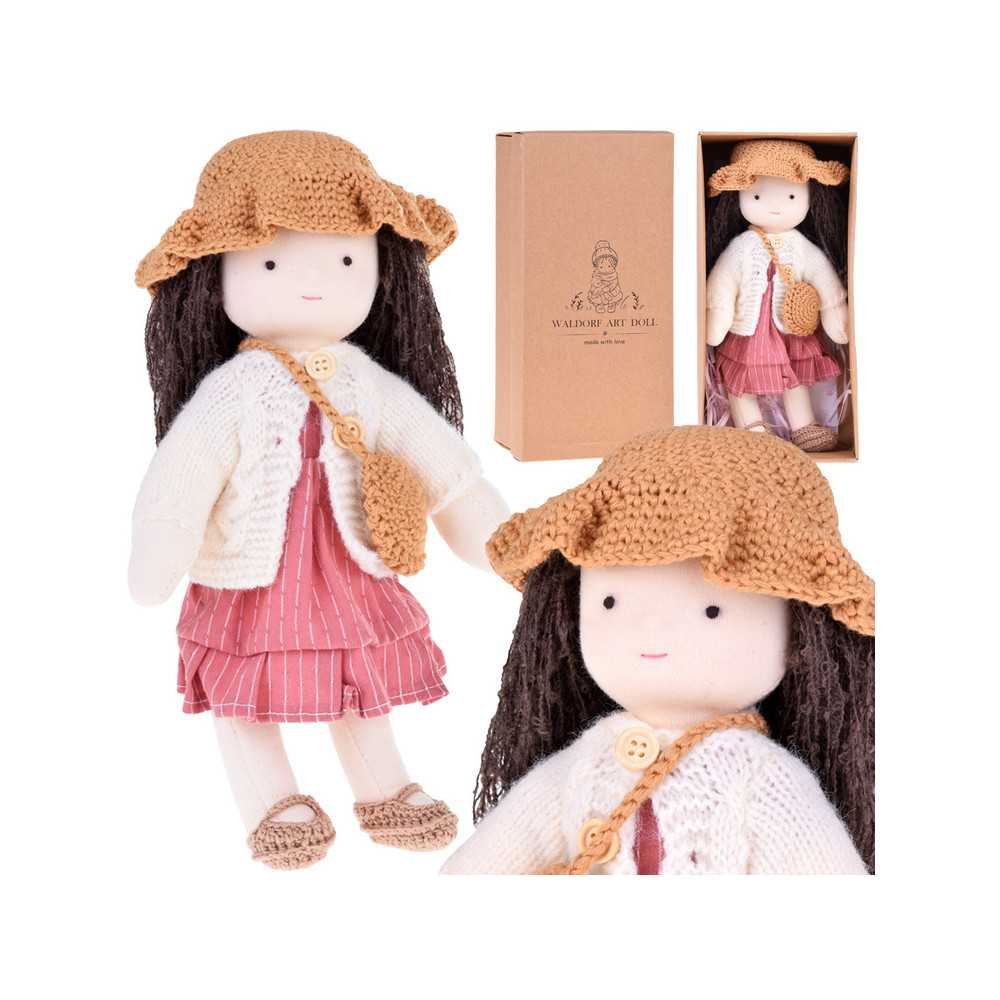 Beige Lovely Soft Doll - Minimalist Facial Expressions Learning Emotions ZA4996