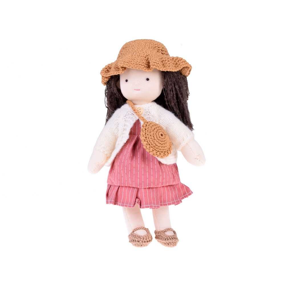 Beige Lovely Soft Doll - Minimalist Facial Expressions Learning Emotions ZA4996