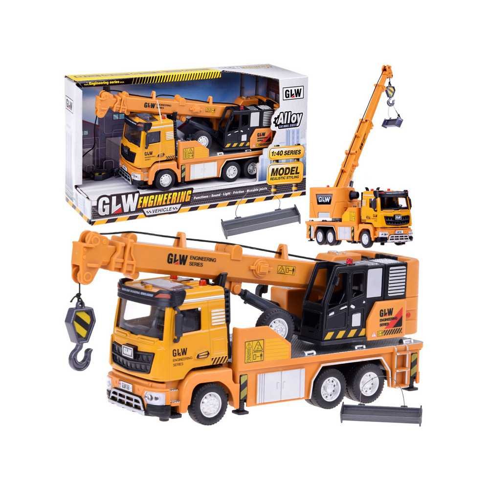 Construction car Crane car with sound and light ZA5011