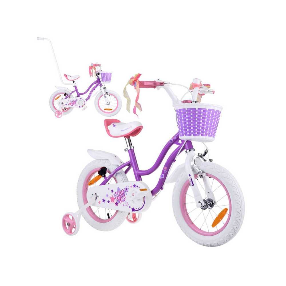 RoyalBaby STAR GIRL girls' bicycle 14 inch blue RB14G-1