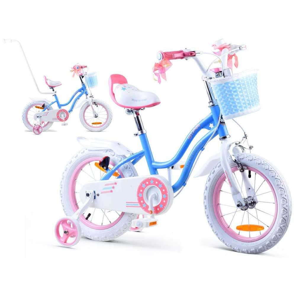 RoyalBaby STAR GIRL girls' bicycle 14 inch blue RB14G-1