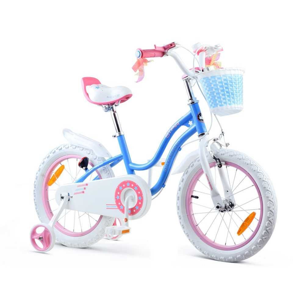 RoyalBaby STAR GIRL girls' bicycle 16 inch basket side wheels RB16G-1