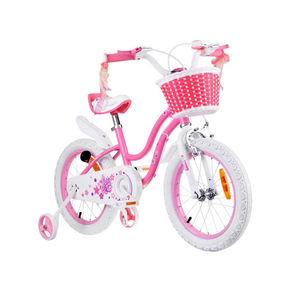 RoyalBaby Children's bicycle STAR GIRL 16 inch basket side wheels RB16G-1