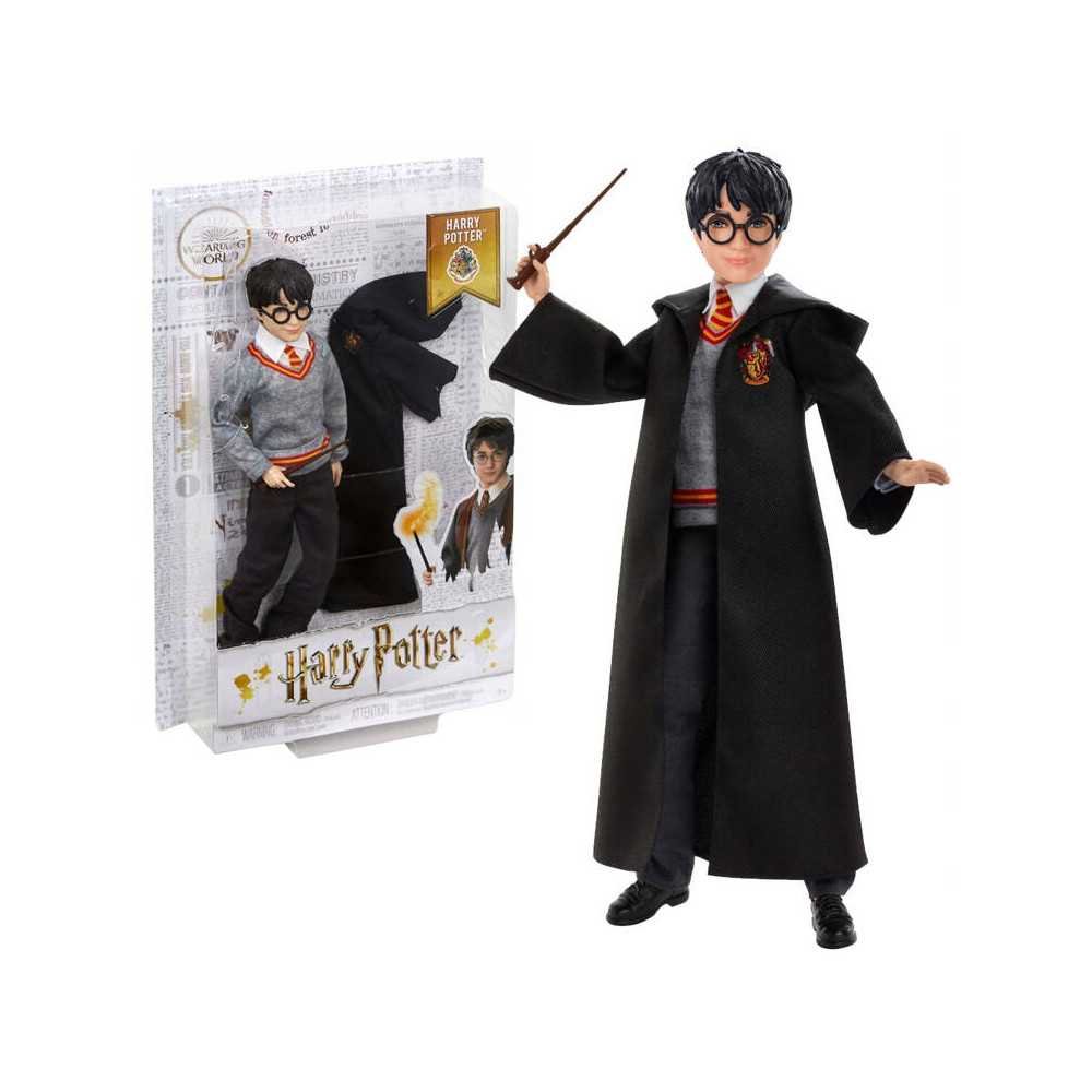 Harry Potter doll in Gryffindor school robes + wand FYM50  ZA5093