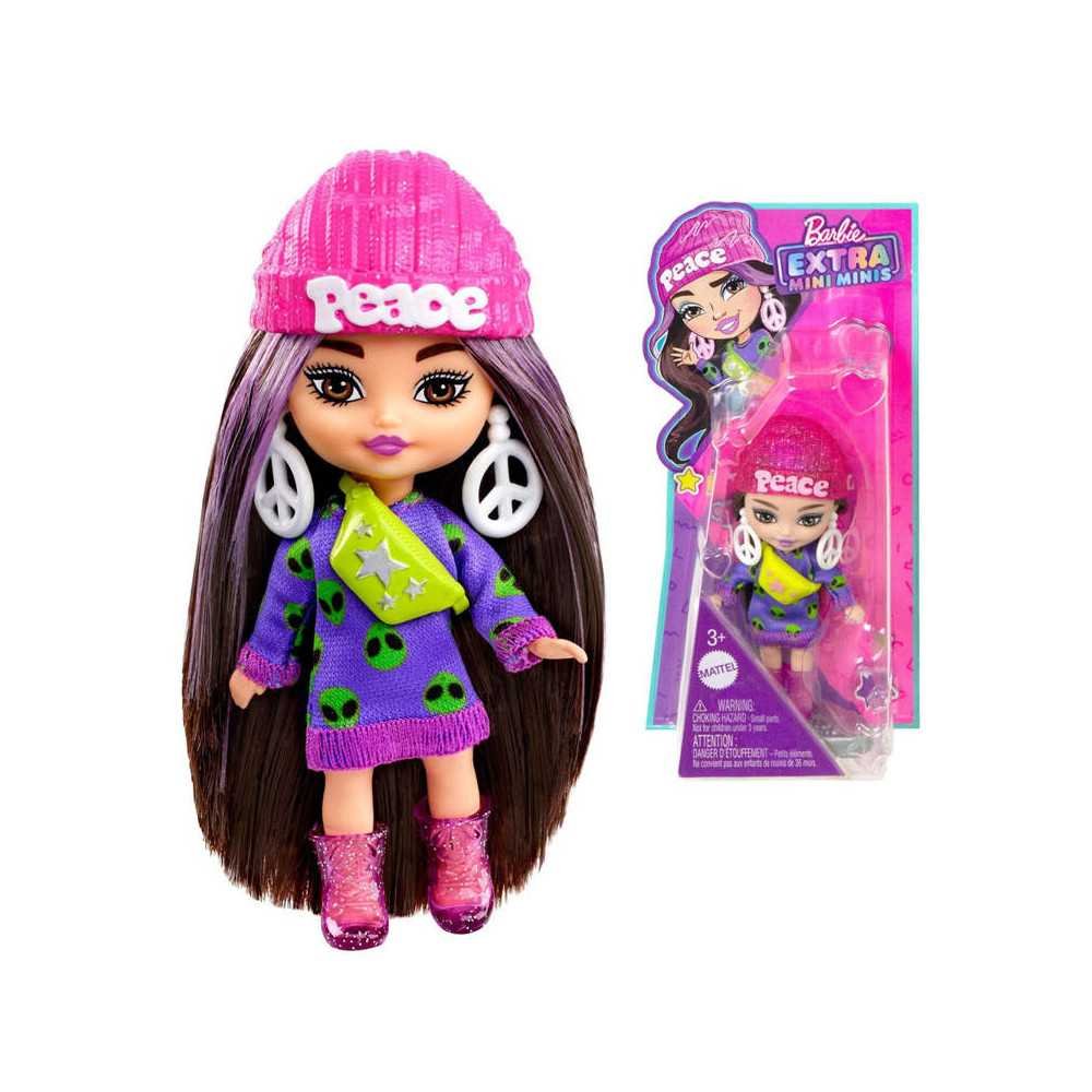 Lėlė Barbie Extra Mini Minis priedai HLN46 ZA5105 B-Laikina-e-vaikas