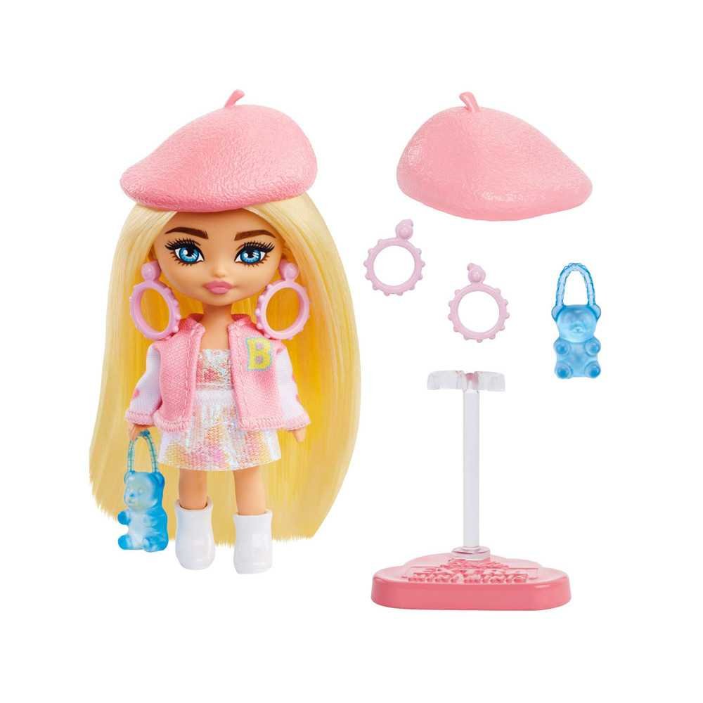 Stylish fashion doll Barbie Extra Mini Minis in a beret HLN48 ZA5105C