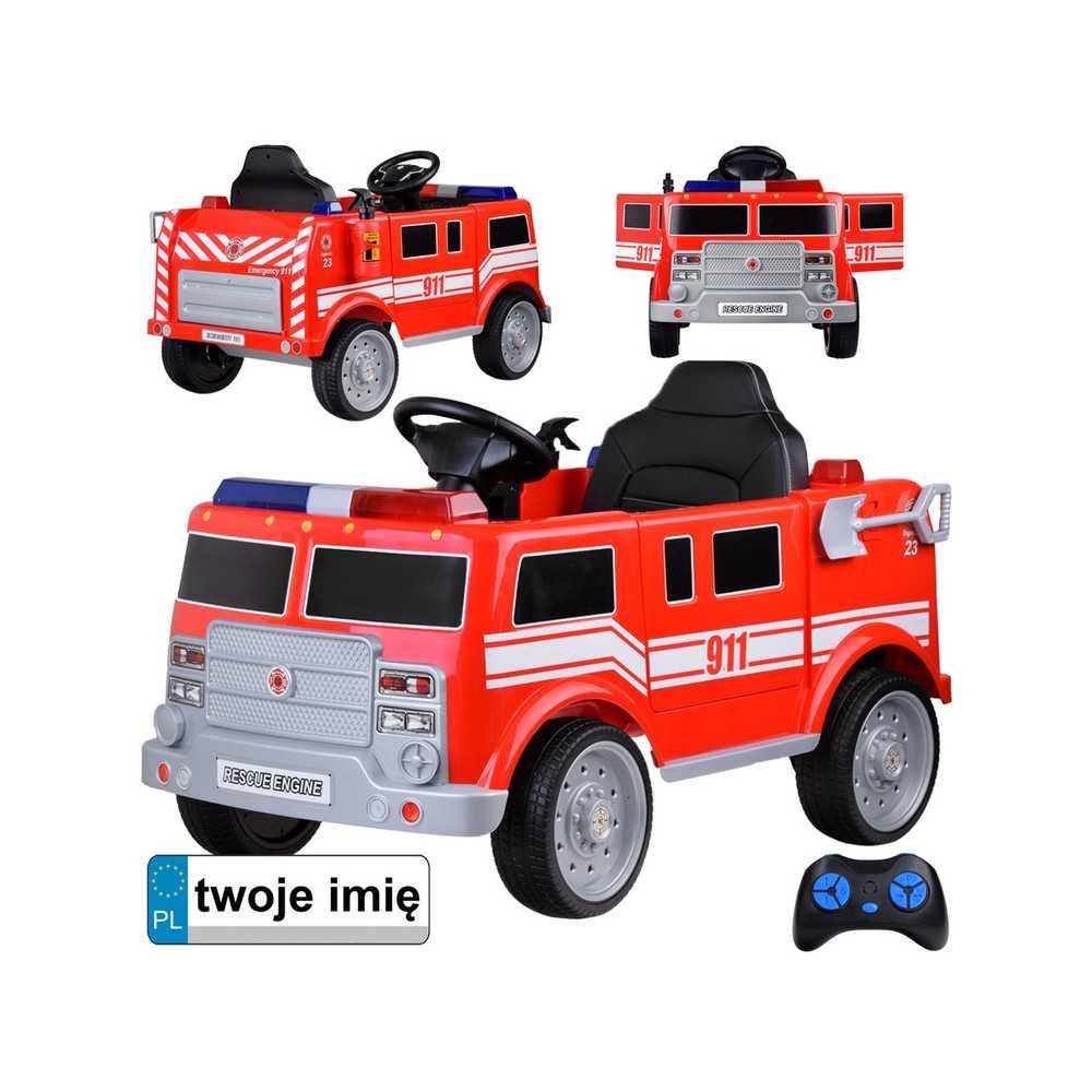 Fire brigade car Battery operated fire truck Roosters Signal Radio PA0313