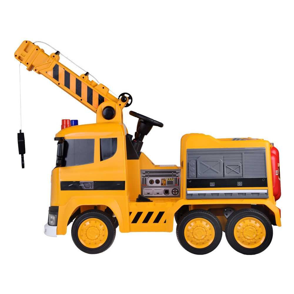 Battery-operated car Large CRANE, movable hook, light, sound, rocking PA0317