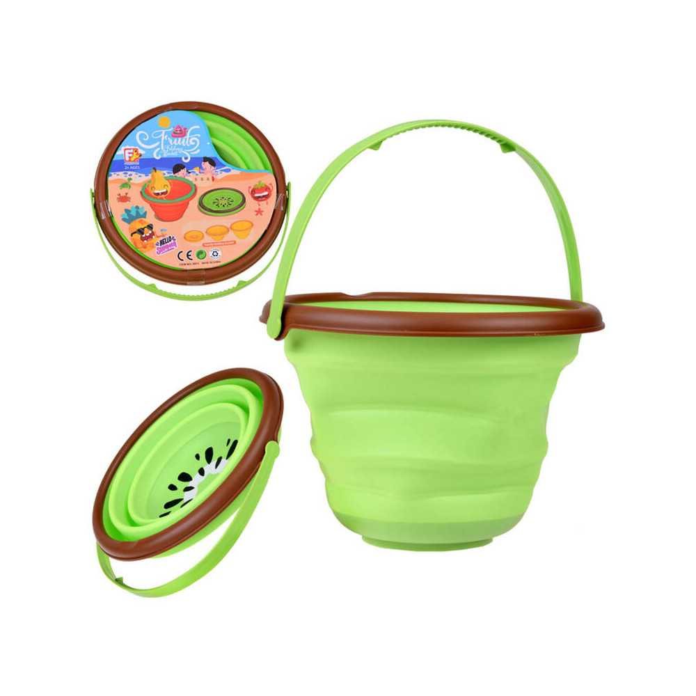 Foldable Kiwi Fruit Bucket Toy For Little Explorers ZA5147 ZI