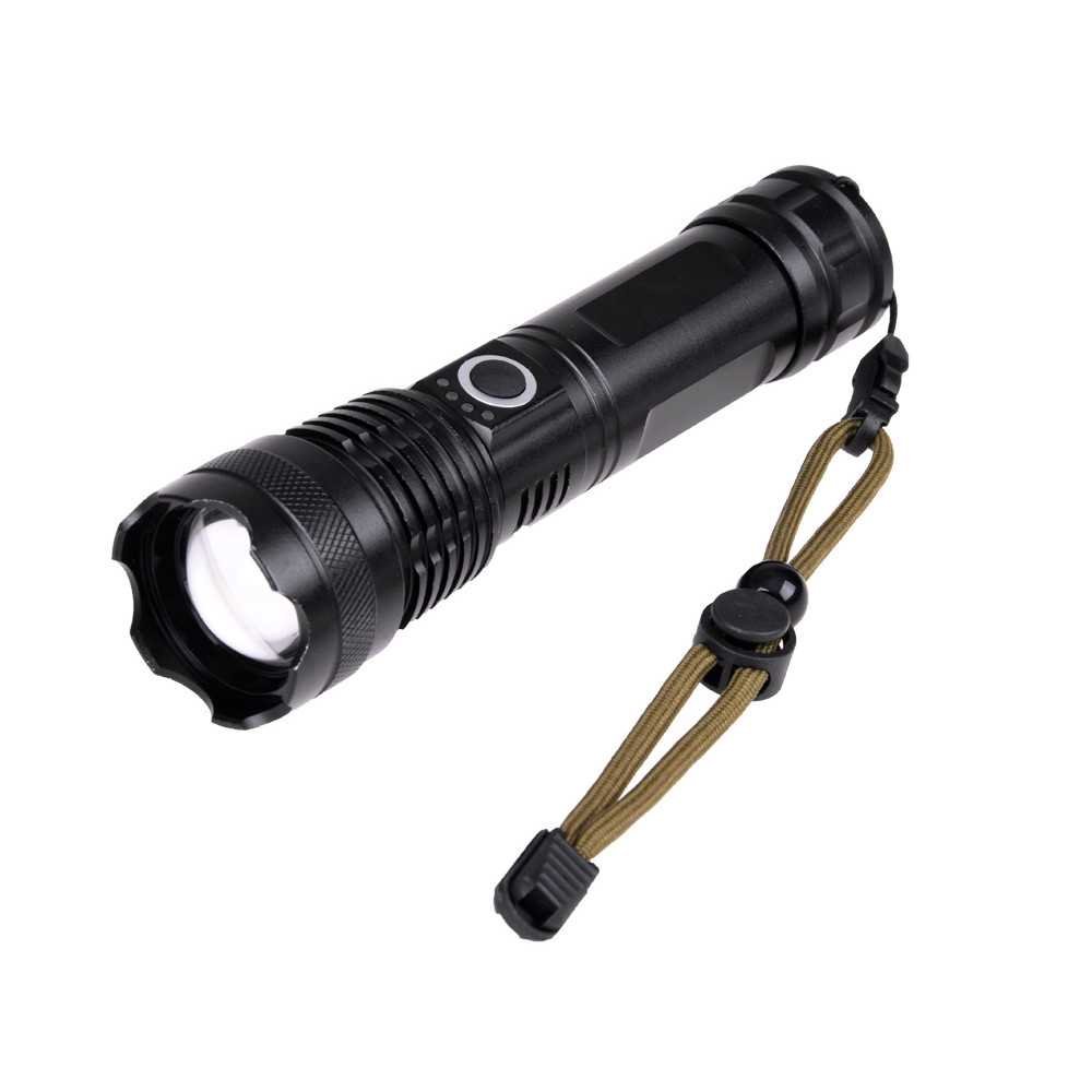 Powerful USB rechargeable LED flashlight, waterproof SP0799