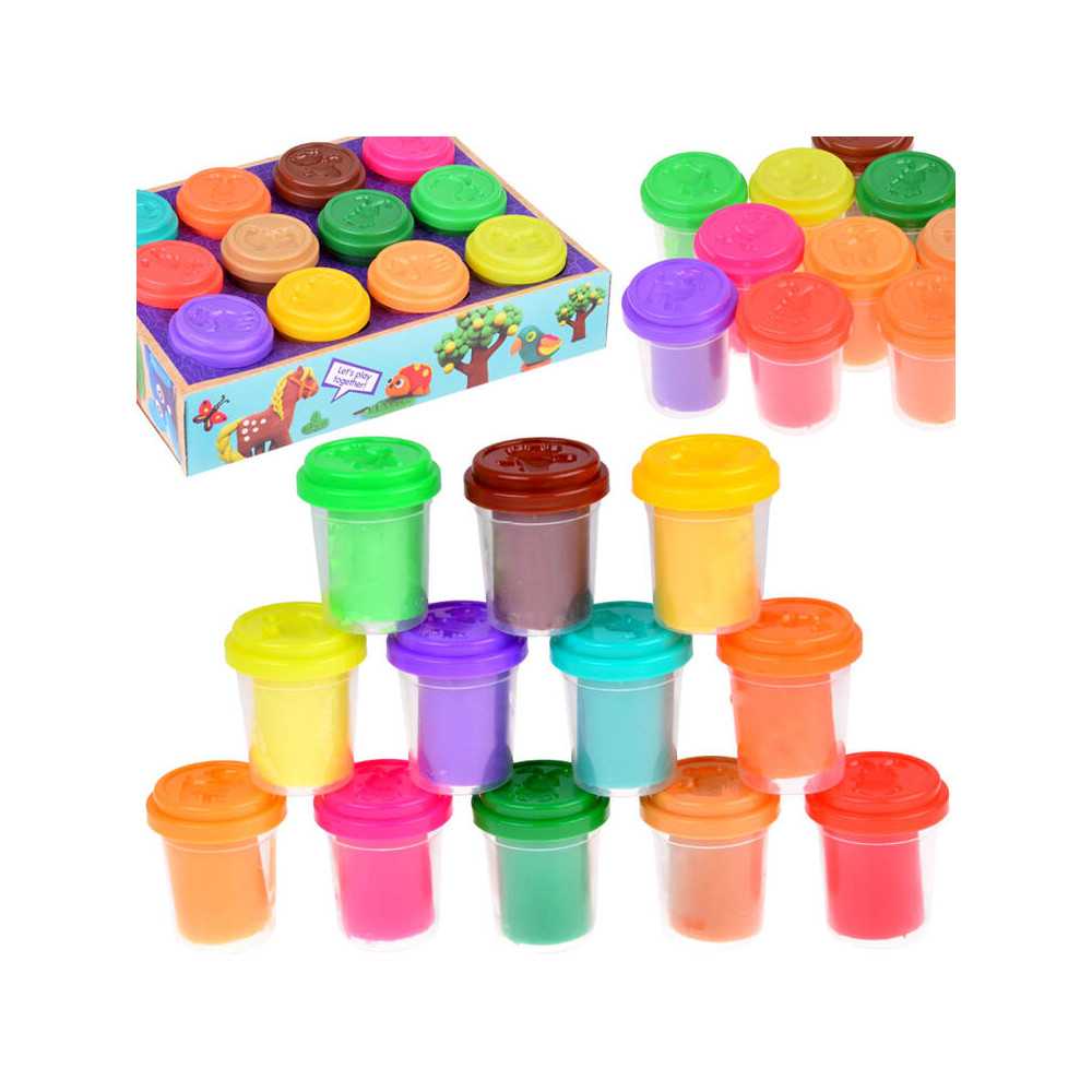 Plasticine Plasticine set of 12 pieces colored plasticine ZA5176