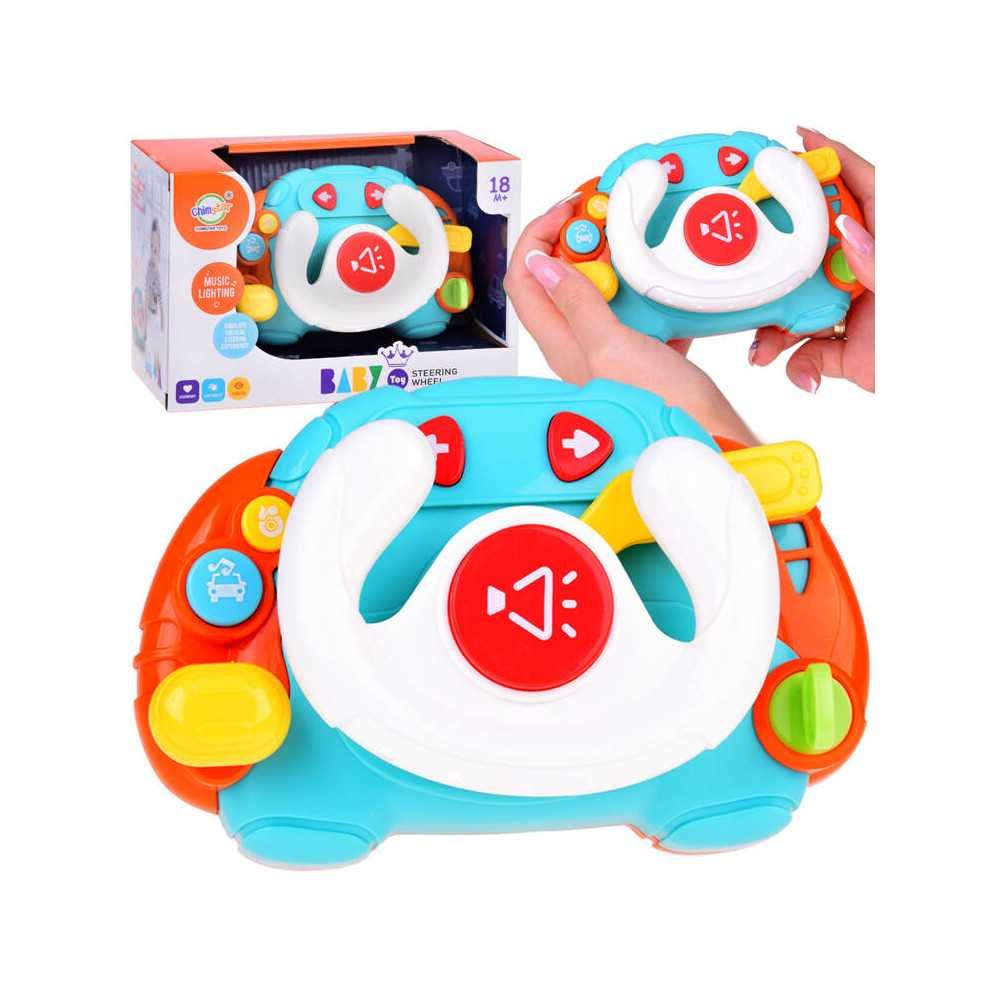 Interactive sensory steering wheel for children light, sound ZA5189