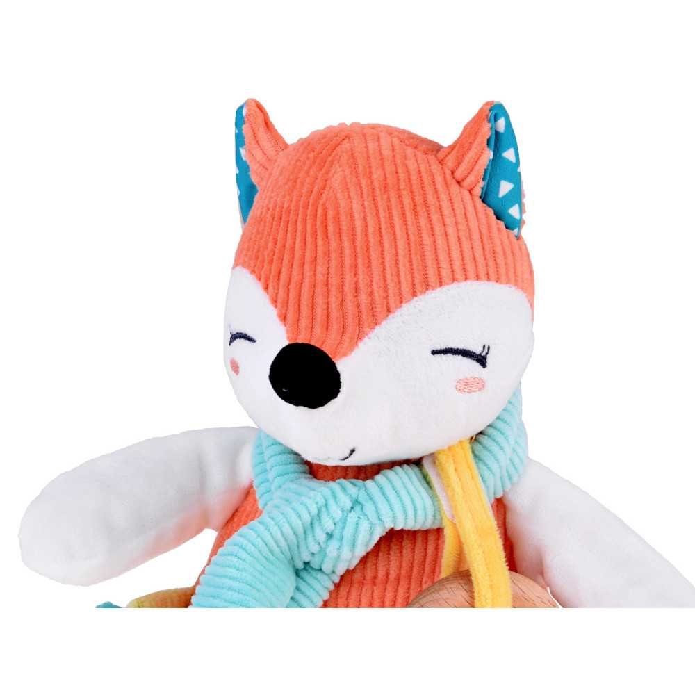 Cute Fox Stroller Pendant + Baby Rattle ZA5213