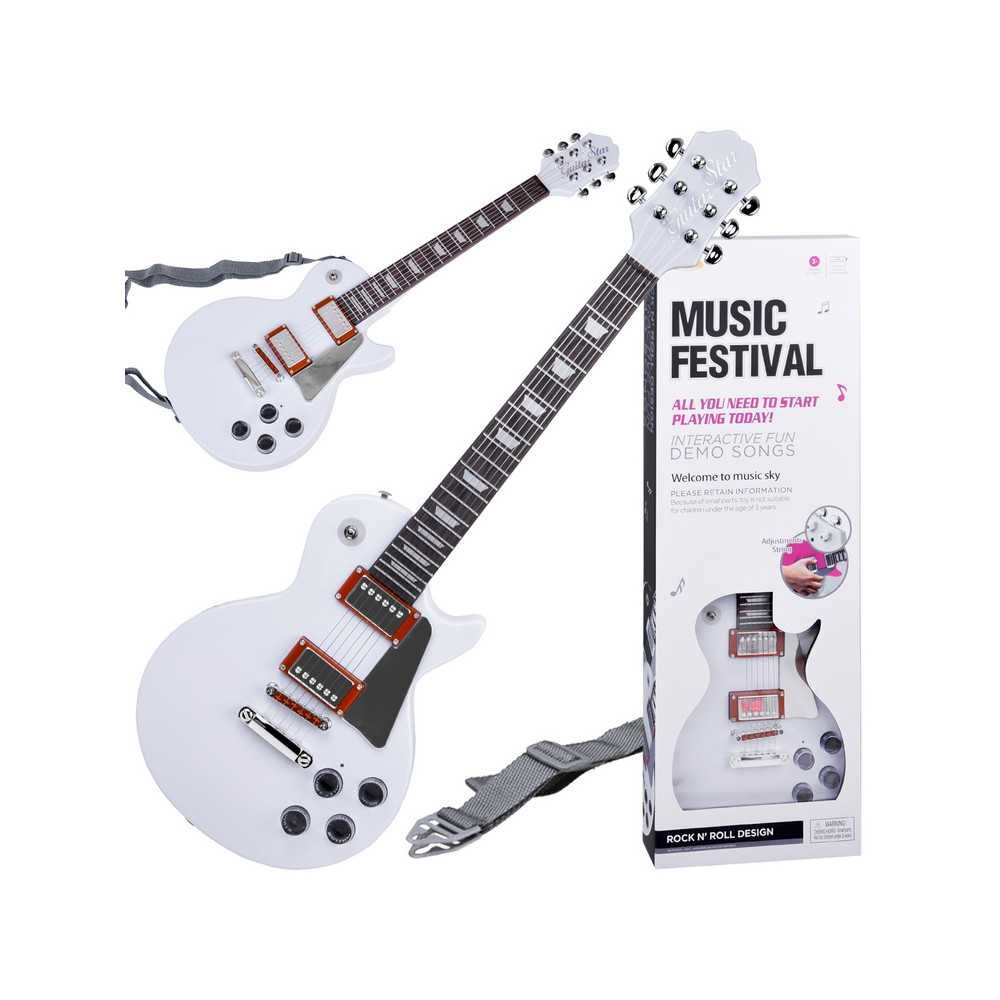 Electric Guitar with Strap Musical Toy for Children IN0170