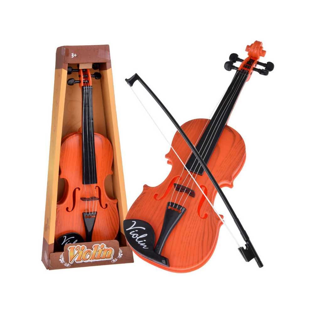 Plastic violin with bow toy for children 42 cm IN0174 JA