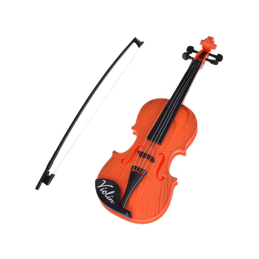 Plastic violin with bow toy for children 42 cm IN0174 JA