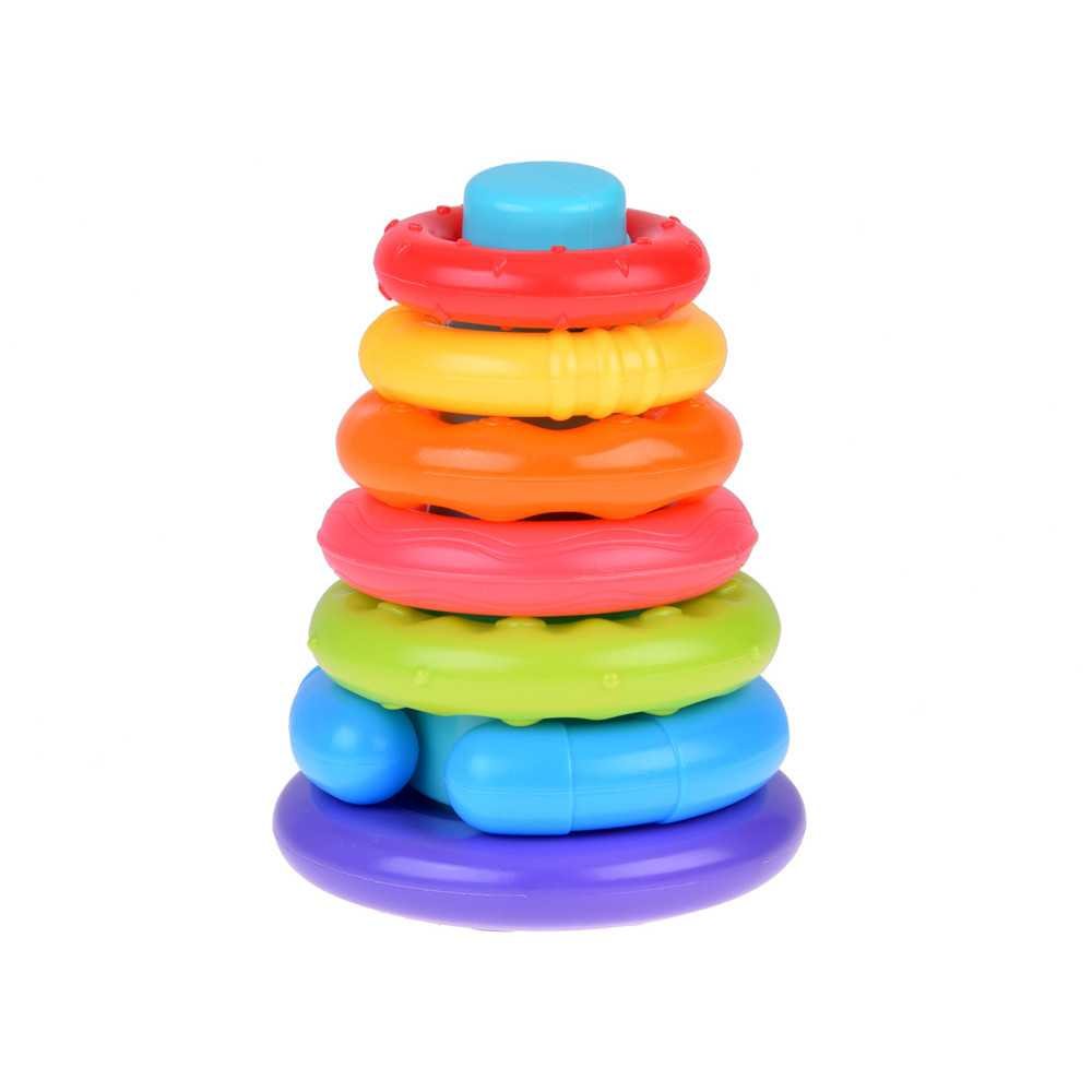 Sensory pyramid colorful stacking discs for children ZA5283