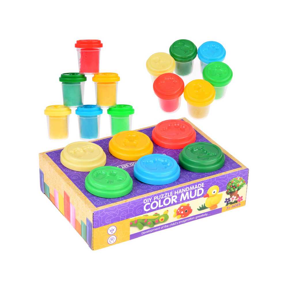 Plasticine Plasticine set of 6 pieces colored plasticine ZA5294