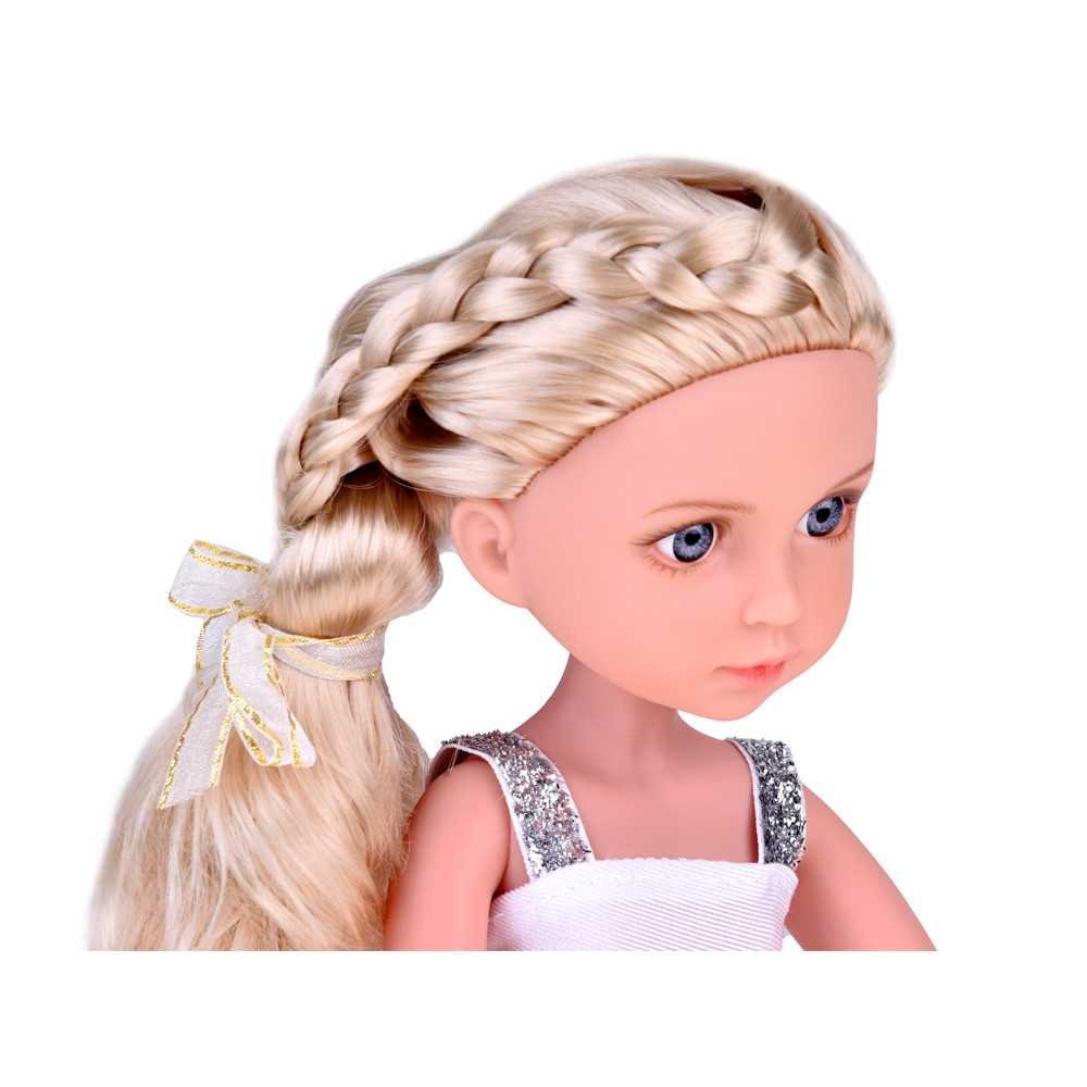 Elegant Stylish Doll in Hat with Long Blonde Hair ZA5314