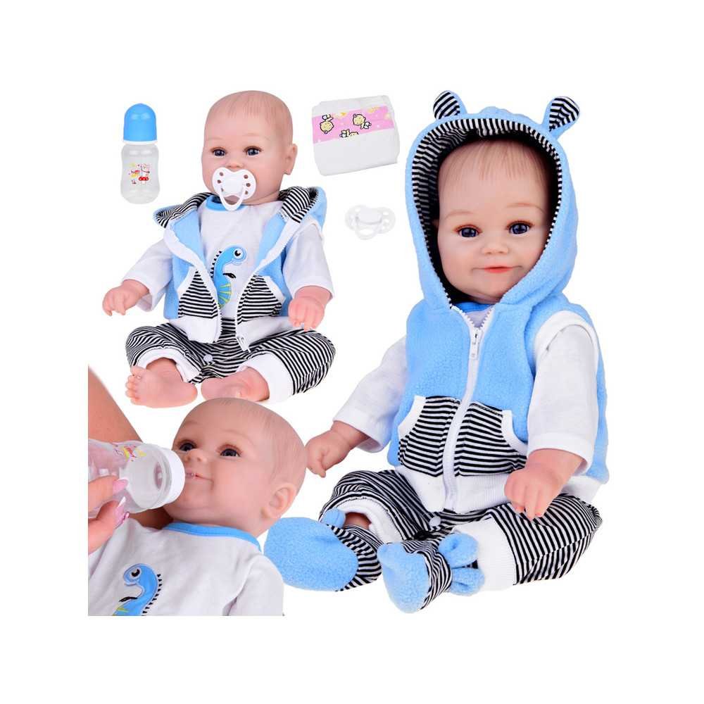 Realistic Doll Boy 50cm Adorable baby babbles and laughs ZA5357