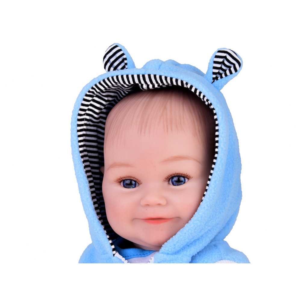 Realistic Doll Boy 50cm Adorable baby babbles and laughs ZA5357