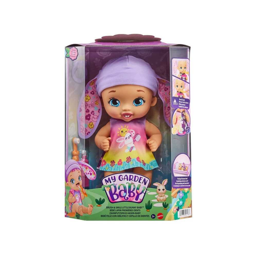 My Garden Baby doll brushing teeth with a bunny doll doll with accessories ZA5432