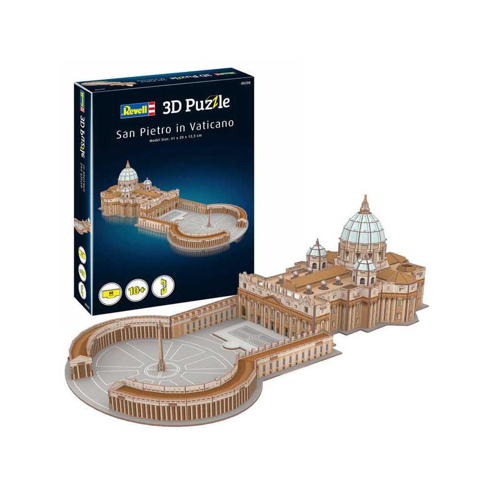 3D erdvinė dėlionė Šventojo Petro bazilika Vatikanas ZA5435, 68 el.